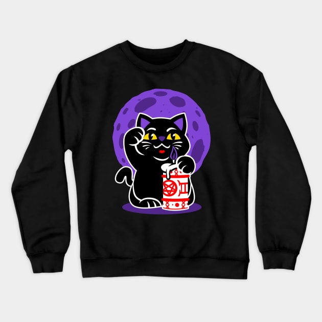 Binx The Cat Crewneck Sweatshirt by blairjcampbell